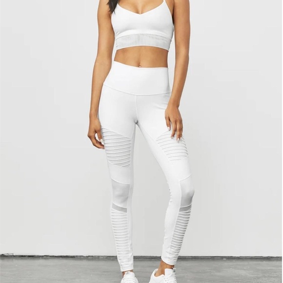 ALO Yoga Pants - ALO Yoga High Waist moto leggings